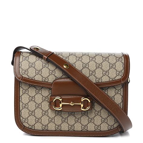 gucci leather horsebit brown purse|Gucci Horsebit top handle bag.